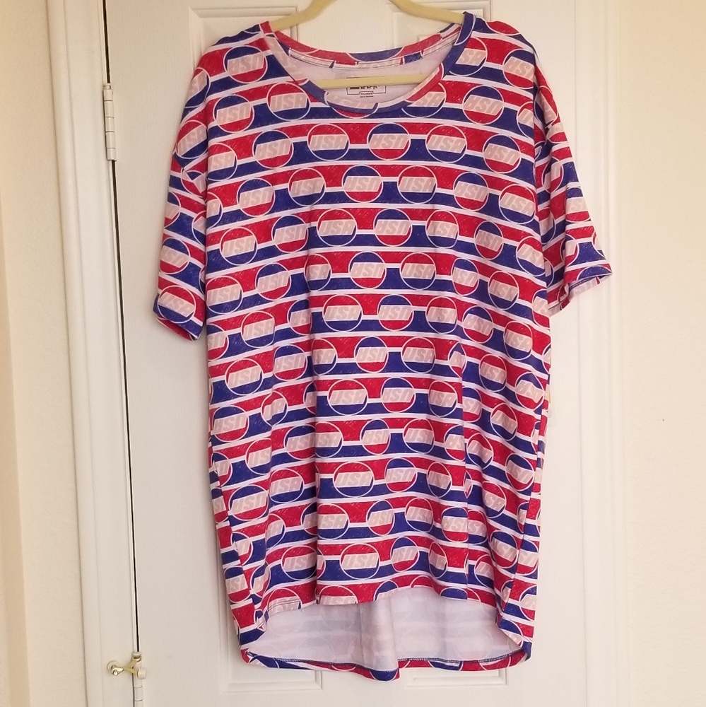 LuLaRoe Patrick Tee- American Dreams